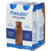Fresubin 2 kcal Fibre Choco 4x200 ml Solution(S) Buvable(S)