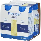 Fresubin 2 Kcal Compact Drink Vanille 4x125 ml Fluide
