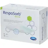 Hartmann Resposorb Silicone 8x8cm 10 pc(s) Compresses