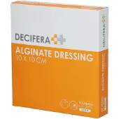 Decifera Alginate Dressing 10x10cm 5 pc(s) Pansement(S)