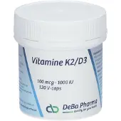 Deba Pharma Vitamine K2/D3 120 pc(s) Capsule(S)