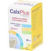 CalxPlus Vanille | Calcium | Os 60 pc(s) Comprimé(S)