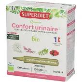 SuperDiet QUATUOR CONFORT URINAIRE BIO - 20 Unidoses de 15 ml 20x10 ml Ampoule(S) Buvable(S)