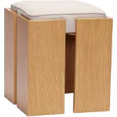 Hubsch Tabouret Forma sable/naturel