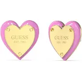 GUESS All You Need Is Love Earrings Doré Femme