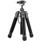 Fotopro Trépied Free 1 Aluminium Gris/Noir (Métal), Trépied, Gris, Noir