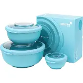 Amuse Set de saladiers Life, Lunch box, Bleu