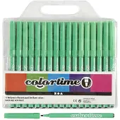 Creativ Company Marqueurs - - réf 373535 - Couleurs vives - Sèchent rapidement - Capuchons ventilés