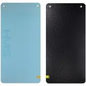 HMS Mfk02 Tapis De Fitness Bleu-Noir Avec Trous Premium