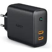 Aukey PA-D2 36W Black Indoor Mobile Charger (Chargeur mobile d'intérieur)