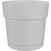 You do it POT A FLEURS ET PLANTES ROND CAPRI LARGE - PLASTIQUE - RÉSERVOIR D'EAU - DIAMETRE 50 CM - BLANC -