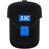 JJC sac, pochette, pochette pour petit objectif, 65x78 mm, Housse pour appareil photo, Bleu, Noir