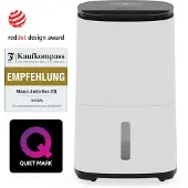Meaco Arete One 20L Déshumidificateur d'air combiné, réservoir d'eau de 4,8 litres