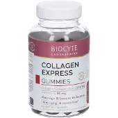 Biocyte Collagen Express Anti-Âge Arômes Cassis, Fraise, Pastèque 45 gummies