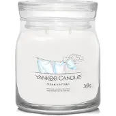 Yankee candle Clean Cotton bougie parfumée Signature 368 g