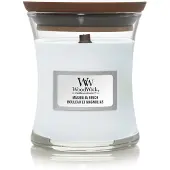 Woodwick Magnolia Birch bougie parfumée avec mèche en bois 85 g