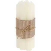 Gifts Amsterdam Set de 7 bougies de table ivoire 2x2x16cm (7 pcs)