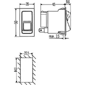 Hella Interrupteur 6FH 004 570-571