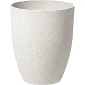 Beliani Lot De 2 Cache-Pots Blanc Cassé 35 X 35 Cm Croton