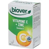 Biover Vitamine C + Zinc 60 pc(s) Comprimé(S)