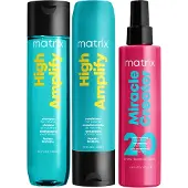 Matrix Total Results Volumising High Amplify Shampoo 300ml Duo for Fine and Flat Hair