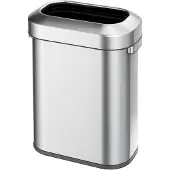 EKO Poubelle EKO Urban rectangle 60L Mat Acier Inoxydable