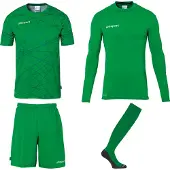 Uhlsport Prediction Bundle Jeu de maillots de gardien de but enfants - Vert / Blanc