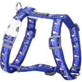 Red Dingo Lightning Dog Harness Bleu 25-39 x 1.2 cm