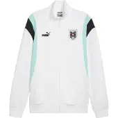 Puma Hommes, Veste de running, ÖFB FtblArchive Track Jacket (S), Blanc, S