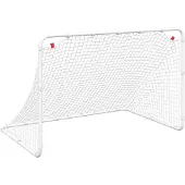 vidaXL But de football Blanc 122x81x81 cm Acier