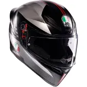 AGV K1 S Lap E2206 Full Face Helmet Noir,Argenté XS