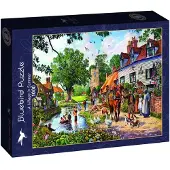 Bluebird Puzzle Puzzle A Village in Summer - 1000 pièces