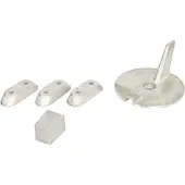 Tecnoseal Kit d'anode en aluminium Yamaha pour moteurs 4 cylindres de 40/60 cm³, référence 43.354.03