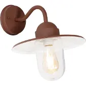 QAZQA Applique d'extérieur moderne marron rouille IP44 - Kansas