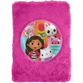 K-KIDS Gabbys Dollhouse Plüsch Notizbuch (A5, Blanc, Couverture souple)