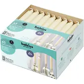 Bolsius Bougies ivoire - pièce (45 pcs)