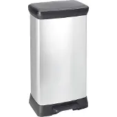 Curver Decobin 50 Litres Argent