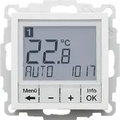 Hager REGUL.9500 2R+4-20MA, Thermostat, Blanc
