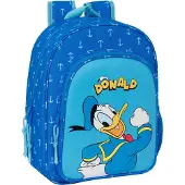 Safta Sac à dos scolaire Donald, couleur bleu, dimensions : 26 x 34 x 11 cm