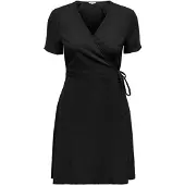 ONLY Addiction-caro Short Sleeve Short Dress Noir XS Femme
