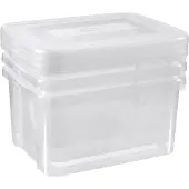 Curver Ensemble de boîtes de rangement Handy 3x25L Transparent