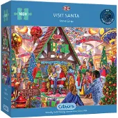 Gibsons Puzzle Visite du Père Noël 1000 pièces