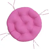 vidaXL Coussin rond rose Ø 60 x11 cm tissu oxford