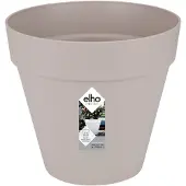 Elho Loft urban pot de fleur rond - 25 cm - gris chaud