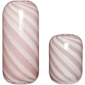 Hubsch Candy Vaces Rose (lot De 2) | 281205