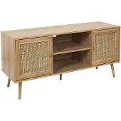 Home Deco Factory Meuble TV - - Klaus - Pratique - Marron