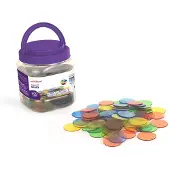 Miniland Pot de disques translucides 200pcs