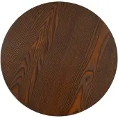The Living Store Table de bistrot brun foncé 40 cm MDF