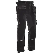 Jobman 2191 Pantalon De Travail Stretch - Taille 48 - Noir/Blanc