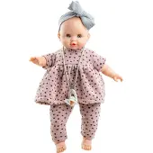 Paola Reina Poupée Sonia (points/rose) avec mécanisme (36cm)